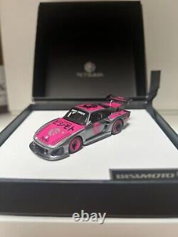 #320 Porsche 935 BISIMOTO Engineering 935 K3V EVmoto Tetsuma 164 Mini Model Car