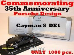 35th Anniversary Porsche Design DE1 Cayman 987.1 S Minichamps 1/43 RARE DLRpromo