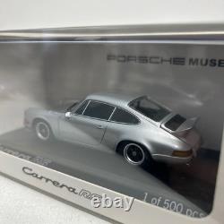 500 units PORSCHE MUSEUM special edition PMA 1/43 Carrera RS Silver MINICHAMPS