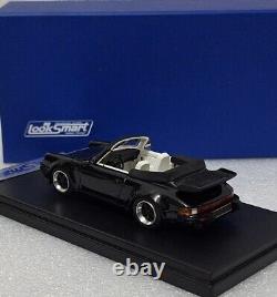 (7) Porsche 911 (930) Cabrio Turbo Look 1985 Black 143 LOOKSMART LS361B RARE