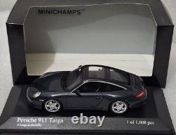 (7) Porsche 911 (997) Targa 2006 Grey Met 143 Minichamps 400066161 SUPER RARE