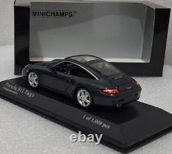 (7) Porsche 911 (997) Targa 2006 Grey Met 143 Minichamps 400066161 SUPER RARE