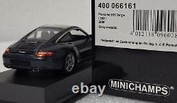 (7) Porsche 911 (997) Targa 2006 Grey Met 143 Minichamps 400066161 SUPER RARE