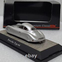 (7) Porsche Typ 64 1939 Berlin-Roma Silver 143 Premium Classixxs 18120