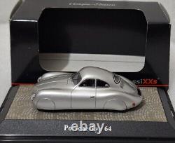 (7) Porsche Typ 64 1939 Berlin-Roma Silver 143 Premium Classixxs 18120