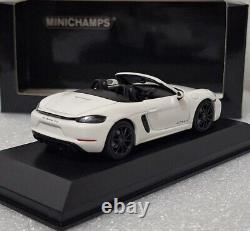 (8) Porsche 718 Boxster GTS 4.0 982 2020 White 143 Minichamps 410069101 RARE