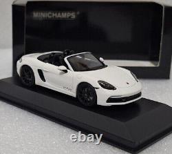 (8) Porsche 718 Boxster GTS 4.0 982 2020 White 143 Minichamps 410069101 RARE