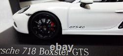 (8) Porsche 718 Boxster GTS 4.0 982 2020 White 143 Minichamps 410069101 RARE