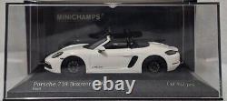 (8) Porsche 718 Boxster GTS 4.0 982 2020 White 143 Minichamps 410069101 RARE