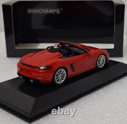 (8) Porsche 718 Spyder 982 Red 2020 143 Minichamps 410067702 RARE! 1 of 336 PCS