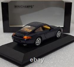 (8) Porsche 911 996 Coupe 1998 Blue Met 143 Minichamps 400061180 1 of 384 PCS