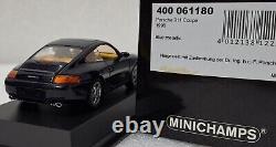 (8) Porsche 911 996 Coupe 1998 Blue Met 143 Minichamps 400061180 1 of 384 PCS