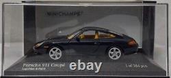 (8) Porsche 911 996 Coupe 1998 Blue Met 143 Minichamps 400061180 1 of 384 PCS