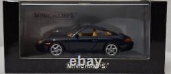 (8) Porsche 911 996 Coupe 1998 Blue Met 143 Minichamps 400061180 1 of 384 PCS