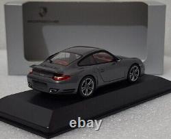 (8) Porsche 911 (997.2) Turbo 2010 Dark Grey 143 Minichamps WAP 020 001 0A RARE