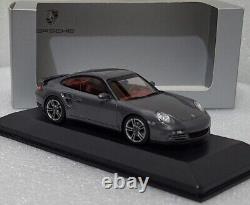 (8) Porsche 911 (997.2) Turbo 2010 Dark Grey 143 Minichamps WAP 020 001 0A RARE