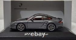 (8) Porsche 911 (997.2) Turbo 2010 Dark Grey 143 Minichamps WAP 020 001 0A RARE