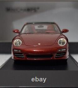 (8) Porsche 911 (997) Targa 4S 2008 Ruby Red Met 143 Minichamps 400066460 RARE