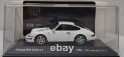 (9) Porsche 911 964 Carrera 4 White PMG Jahresmodell 2010 143 Spark MAP02007011
