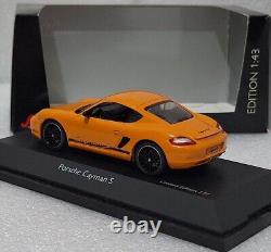 (9) Porsche Cayman S Sport Orange 143 Schuco 04739 1 of 777 PCS EXTREMELY RARE