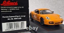 (9) Porsche Cayman S Sport Orange 143 Schuco 04739 1 of 777 PCS EXTREMELY RARE