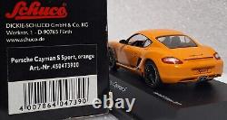 (9) Porsche Cayman S Sport Orange 143 Schuco 04739 1 of 777 PCS EXTREMELY RARE