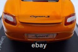 (9) Porsche Cayman S Sport Orange 143 Schuco 04739 1 of 777 PCS EXTREMELY RARE