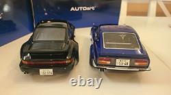 AUTOart Porsche 911 (930) Turbo'Wangan Midnight Blackbird Black 118 78158