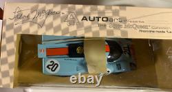 Auto Art Steve McQueen Porshe 917k 118 Diecast Vintage Rare find! Le Mans