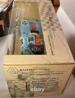 Auto Art Steve McQueen Porshe 917k 118 Diecast Vintage Rare find! Le Mans