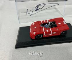 Best Model Porsche 908/3 1970 143 Gulf Racing Signed by Driver Richard Attwood