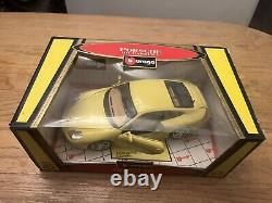 Brand New Burago SPECIAL EDITION 1/18 Porsche 911 Carrera YELLOW Made in Italy