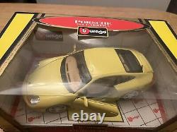 Brand New Burago SPECIAL EDITION 1/18 Porsche 911 Carrera YELLOW Made in Italy