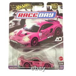 CUSTOM Hot Wheels Premium Roxy Porsche 911 GT3 R 992 Pink Race Day Fan-Made 1/64