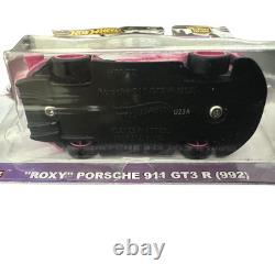 CUSTOM Hot Wheels Premium Roxy Porsche 911 GT3 R 992 Pink Race Day Fan-Made 1/64