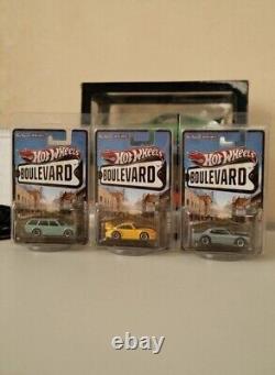 Combo Hot Wheels 2012 Boulevard Porsche 993 GT2 + Datsun 510 Wagon + 2000 Hako