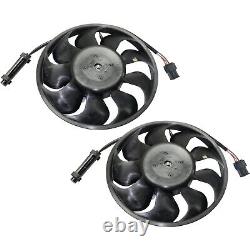 Cooling Fans Assembly Set of 2 Driver & Passenger Side Left Right for 911 Pair