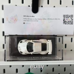 Custom Hot Wheels Porsche 911 GT3 RS 164 Pearl White Handmade Diecast with Case