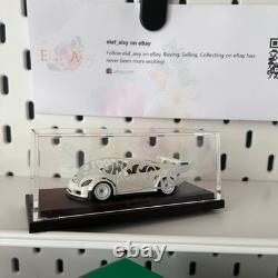 Custom Hot Wheels Porsche 911 GT3 RS 164 Pearl White Handmade Diecast with Case