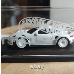 Custom Hot Wheels Porsche 911 GT3 RS Pearl White Collector's Edition with Case