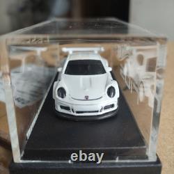 Custom Hot Wheels Porsche 911 GT3 RS Pearl White Collector's Edition with Case