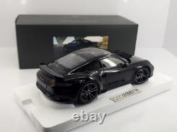 Dealer 118 Porsche 911(992) Turbo S 2020 Jet Black Minichamps WAP02117B0L002