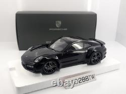 Dealer 118 Porsche 911(992) Turbo S 2020 Jet Black Minichamps WAP02117B0L002