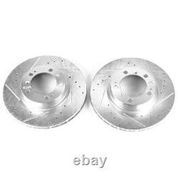 EBR834XPR Powerstop 2-Wheel Set Brake Discs Front for Porsche Boxster Cayman 911