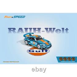F/S RWB 993 GT CHROME 1/64 Blue GULF WITH FREE WHEELS Limited Edition Diecast