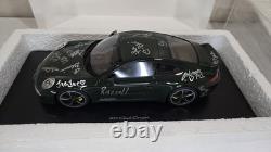 Gt Spirit 1/18 Porsche 911 (991) Carrera S Club Coupe Green Autographed promo