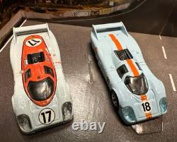 HOT WHEELS 4 Set PORSCHE 1971 LeMans 24 Hrs Custom MARTINI 917, Pink Pig +GULF