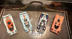 HOT WHEELS 4 Set PORSCHE 1971 LeMans 24 Hrs Custom MARTINI 917, Pink Pig +GULF