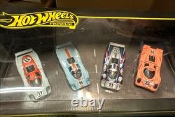 HOT WHEELS 4 Set PORSCHE 1971 LeMans 24 Hrs Custom MARTINI 917, Pink Pig +GULF
