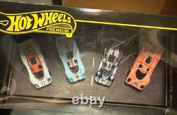 HOT WHEELS 4 Set PORSCHE 1971 LeMans 24 Hrs Custom MARTINI 917, Pink Pig +GULF